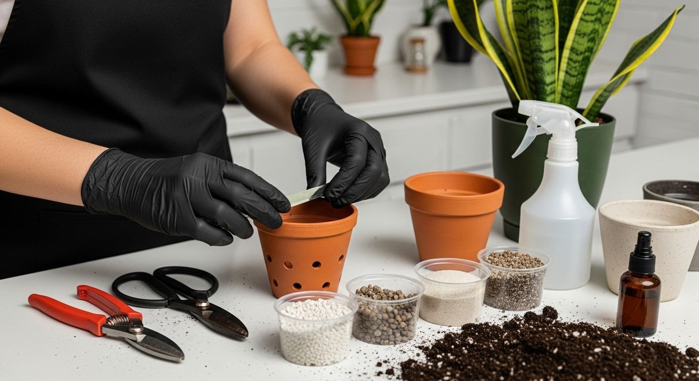 propagate snake plant supplies